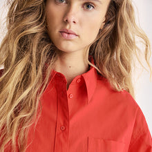 Load image into Gallery viewer, Red Oversized Shirt