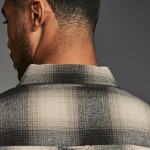 Load image into Gallery viewer, Black/White Check Long Sleeve 100% Cotton Oxford Shirt