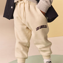Load image into Gallery viewer, Black/White Varsity Hoodie and Joggers Set (3mths-6yrs)