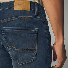 Load image into Gallery viewer, Blue Grey Vintage Slim Fit Comfort Stretch Jeans