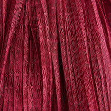 Load image into Gallery viewer, Burgundy Long Sleeve Mesh Dress (3mths-6yrs)