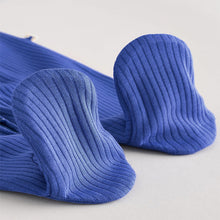 Load image into Gallery viewer, Blue Baby Zipped Sleepsuits 4 Pack