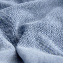 Load image into Gallery viewer, Mid Blue Side Stripe Palazzo Wide Leg 100% Cotton Jeans