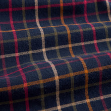 Load image into Gallery viewer, Navy Blue Check Long Sleeve 100% Cotton Oxford Shirt