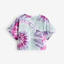 Load image into Gallery viewer, Purple Tie Dye Rolling Stones 100% Cotton T-Shirt (3-12yrs)