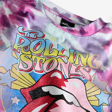 Load image into Gallery viewer, Purple Tie Dye Rolling Stones 100% Cotton T-Shirt (3-12yrs)