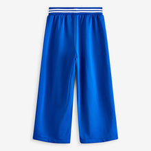 Load image into Gallery viewer, Blue Wide Leg Popper Joggers (3-12yrs)