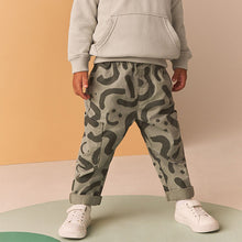 Load image into Gallery viewer, Green Print Side Pocket Pull On Trousers (3mths-6yrs)