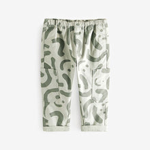 Load image into Gallery viewer, Green Print Side Pocket Pull On Trousers (3mths-6yrs)