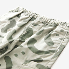 Load image into Gallery viewer, Green Print Side Pocket Pull On Trousers (3mths-6yrs)