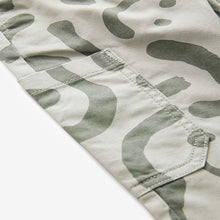 Load image into Gallery viewer, Green Print Side Pocket Pull On Trousers (3mths-6yrs)