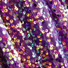 Load image into Gallery viewer, Purple Sequin Pull On Skirt (3-12yrs)