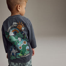 Load image into Gallery viewer, Charcoal Grey Long Sleeve T-Shirt