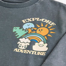 Load image into Gallery viewer, Charcoal Grey Long Sleeve T-Shirt