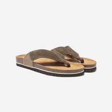 Load image into Gallery viewer, Flip-flops man very comfort mix khaki materials