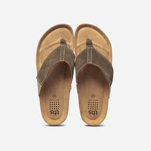 Load image into Gallery viewer, Flip-flops man very comfort mix khaki materials