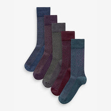 Load image into Gallery viewer, Dash Spot Pattern Smart Socks 5 Pack