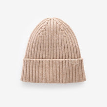 Load image into Gallery viewer, Neutral Knitted Beanie Hat (1-13yrs)