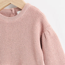 Load image into Gallery viewer, Dusky Pink Twofer Mesh Baby Dress (0mths-18mths)