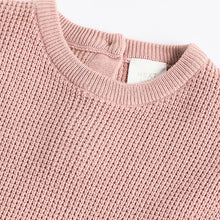 Load image into Gallery viewer, Dusky Pink Twofer Mesh Baby Dress (0mths-18mths)