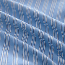 Load image into Gallery viewer, Blue Soft Touch 100% Cotton Long Sleeves Stripe Shirt