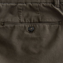 Load image into Gallery viewer, Dark Brown Slim Fit Premium Soft Touch Chino Trousers