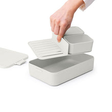 Load image into Gallery viewer, Brabantia Make & Take Lunch Box Bento, Large Light Grey