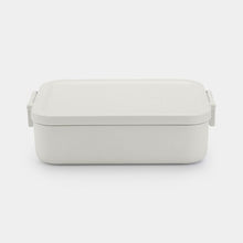 Load image into Gallery viewer, Brabantia Make & Take Lunch Box, Medium, Plastic Light Grey