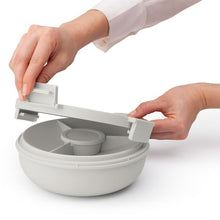 Load image into Gallery viewer, Brabantia Make & Take Salad Bowl, 1.3L Light Grey
