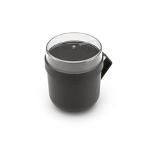 Load image into Gallery viewer, Brabantia Make & Take Soup Mug, 0.6L Dark Grey