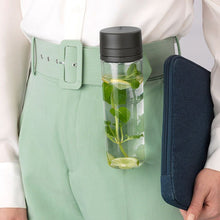 Load image into Gallery viewer, Brabantia Make & Take Water Bottle with Strainer Dark Grey