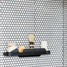 Load image into Gallery viewer, Brabantia MindSet Shower Shelf with Squeegee Dark Grey