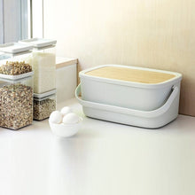 Load image into Gallery viewer, Brabantia Nic Bread Bin Light Grey