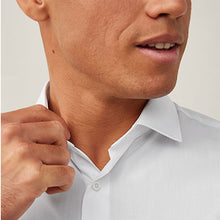 Load image into Gallery viewer, White Slim Fit Single Cuff Easy Care Shirt