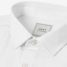 Load image into Gallery viewer, White Slim Fit Single Cuff Easy Care Shirt