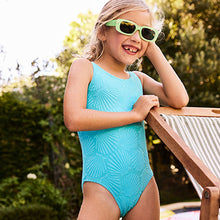 Load image into Gallery viewer, Blue Shell Textured Swimsuit