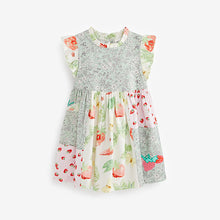 Load image into Gallery viewer, Floral Embroidered Tiered Dress (3mths-6yrs)