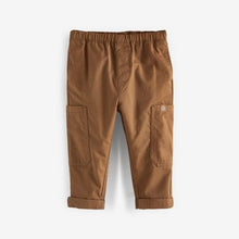 Load image into Gallery viewer, Tan Brown Side Pocket Pull-On Trousers (3mths-6yrs)