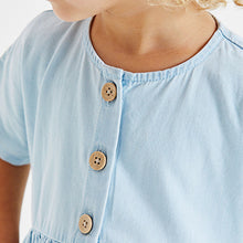 Load image into Gallery viewer, Pale Blue Denim Relaxed Dress (3mths-6yrs)
