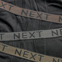 Load image into Gallery viewer, Signature Black Metallic Waistband Modal 4 Pack A-Front Boxers