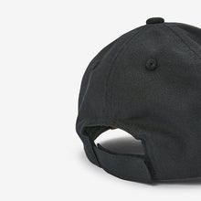 Load image into Gallery viewer, Black Canvas Cap (1-13yrs)