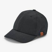 Load image into Gallery viewer, Black Canvas Cap (1-13yrs)