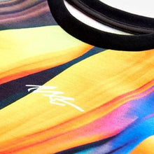 Load image into Gallery viewer, Black/Green Marble All-Over Print Short Sleeve T-Shirt (3-12yrs)