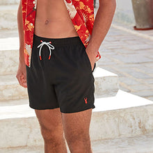 Load image into Gallery viewer, Black Swim Shorts