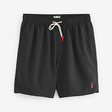 Load image into Gallery viewer, Black Swim Shorts