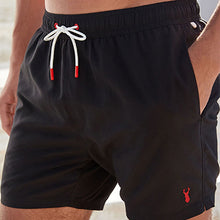 Load image into Gallery viewer, Black Swim Shorts