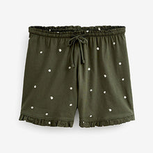 Load image into Gallery viewer, Green Spot Cotton Vest Short Set Pyjamas