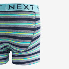 Load image into Gallery viewer, Grey Bright Stripe A-Front Boxers 4 Pack