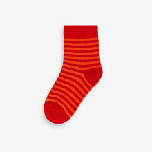 Load image into Gallery viewer, Bright Stripe 7 Pack Cotton Rich Socks (Younger Boys)