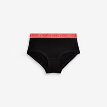 Load image into Gallery viewer, Black With Bright Hipster Briefs 5 Pack (3-12yrs)